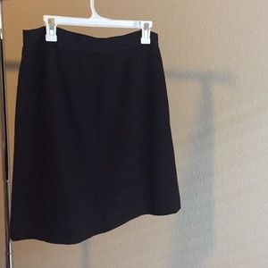 Kate Spade black tweed skirt lined 8